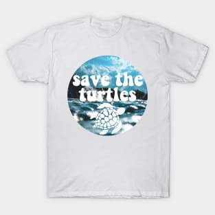 save the turtles T-Shirt